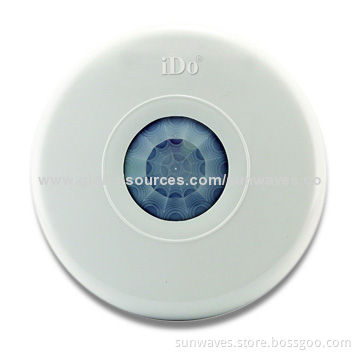 Dual-infrared Ceiling Detector with Up to 4.0m Installation Height and Slim Shape Design